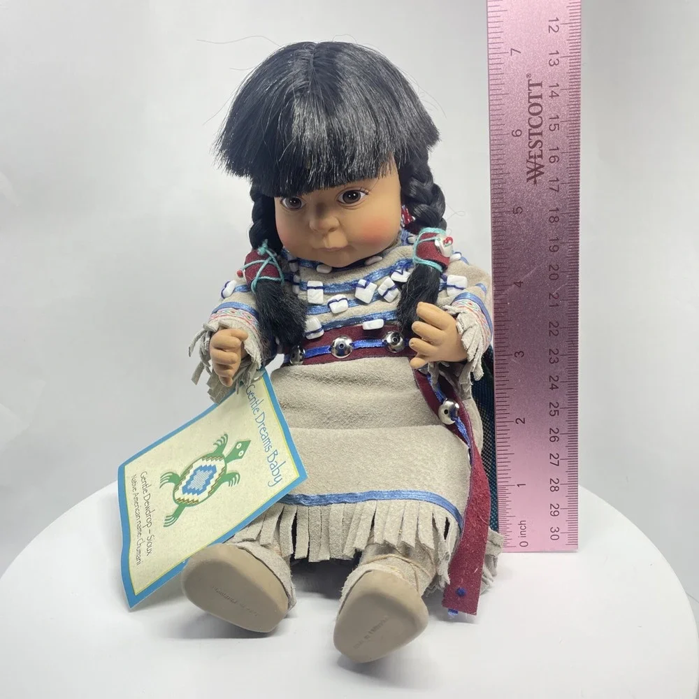 Gentle‎ Dreams Baby Doll Sioux Girl Collectible Native Figure NEW Indian Doll